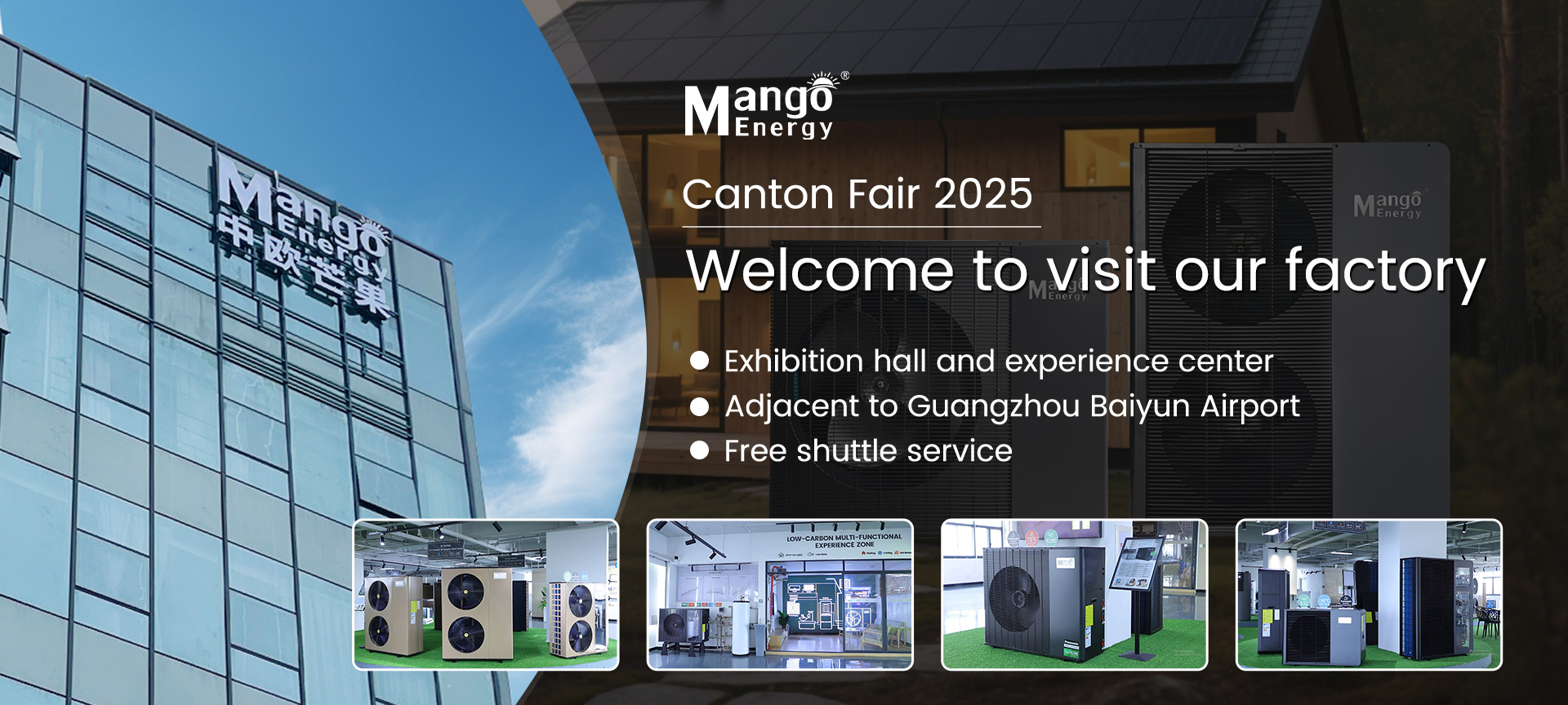 Visit Mango Energy Factory During Canton Fair for Smart Heat Pump Solutions