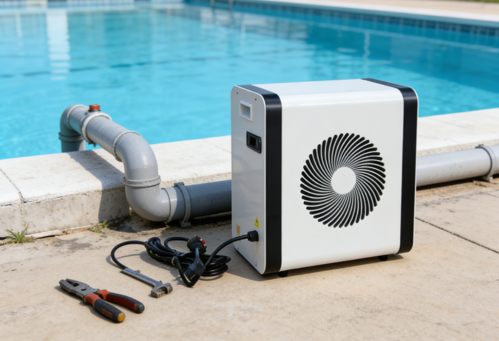 energy efficient mini pool heat pump